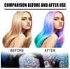 Spray de couleur de cheveux avec des paillettes de cheveux - Teinture de couleur de cheveux temporaire pour le cosplay de fête bricolage lavable, les reflets brillent instantanément colorés