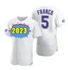 2024 Wander Franco Maillots de baseball 12 Wade Boggs 39 Kevin Kiermaier Austin Meadows 56 Randy Arozarena Charlie Morton 18 Shane Mcclanahan