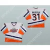 Maillot de hockey personnalisé MIKE BRUSSEAU SAGINAW/OHIO GEARS, nouveau haut cousu S-M-L-XL-XXL-3XL-4XL-5XL-6XL