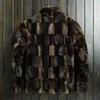 Manteau d'hiver en fausse fourrure pour hommes, manteau en fourrure de vison, tendance à revers, chaud, veste tout-en-un, 231117