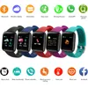 116 Plus Akıllı Bileklik Mesaj Hatırlatma Renkli Ekran Spor Smartwatch 1.44 inç D13 Büyük Ekran Hediye Ambalajı DHL Teslimat