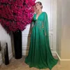 Green Beach Evening broderie charmante robe de bal robes de fête en mamion