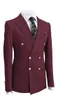 Costumes pour hommes Blazers Only Jacket Costumes pour hommes 4 poches veste avec pantalon coupe cintrée vêtements de marié de mariage Blazer d'affaires smoking formel Terno 231117