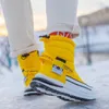 Bottes Bottes d'hiver femmes bottes de neige multicolores épaissies chaudes et antidérapantes bottes de couple en peluche imperméable chaussures d'hiver décontractées 231116