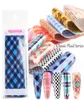 Starry Sky Nail Art Stickers Printed Paper for Manicure Lines Plaid Solid Color Transfer Printing4547106