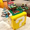 Ander speelgoed Filmspel Modulair Super Marioed 64 Vraagteken Doosmodel 2064pcs Bouwstenen Bakstenen Kinderspeelgoed Geschenkset Compatibel 71395 231116