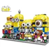 Freeshipping City Street Architecture Creator Expert Building Blocks Minions Bob Kevin City Store Technic Bricks Gift Toys for Girls TFQIC