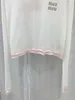 Camisolas com capuz femininas designer Top de manga comprida 2023 verão novo produto simples decoração de letras de diamante prensado a quente gola redonda NELT 0YPE