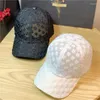 Visières Femme Été Dentelle Imprimé Mode Casual All-match Crème Solaire Visière Chapeau Printemps Et Automne Respirant Casquette De Baseball Ventes Directes