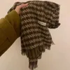 Autumn and Winter Imitation Cashmere Green Plaid Scarf Winter Women's Advanced Feel Versatile Warm Shawn New Scarf Trend 231015