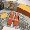 Luxurys Designers Scarpe sandali moda tacchi alti imitazione di alta qualità sandali di marca tacchi alti Baotou bene con slipp fresco