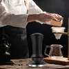Tampers 51mm53mm58mm café inviolable à ressort élastique café inviolable aluminium bois acier inoxydable café poudre marteau 230417