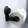 Toilet Paper Holders Bathroom Non-Perforated Towel Rack Suction Cup Wall-Mounted Removable Kitchen289p