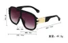 Nya 1409 stora ram högklassiga solglasögon retro solglasögon för män och kvinnor UV-skyddsglasögon
