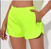 summer Brand Women's shorts Yoga Outfits High Waist Shorts Exercise blue white Short Pants Fitness Wear Girls Running Elastic Adult Pants Sportswear tops quality