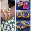 Bracelet 24k Mariage De Luxe Dubai Bracelet Or Femmes Mariée Inde Bijoux Cadeau Peut Être Ouvert 231116