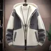 Piumini da uomo Parka Autunno Giacche da uomo Moda coreana Streetwear Harajuku Giacche invernali con cappuccio Abbigliamento casual da uomo Giacche di lana Giacca calda 2023 J231117