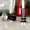 Tampers Profondeur réglable Tamper à café Calibré à pression constante Distributeur d'espresso Acier inoxydable Froce Tamper Barista Tools 230417