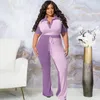 Ethnic Clothing 2 Piece Set African Clothes Women Lapel T Shirt Tops And Pant Trousers Fashion Casual Outfits Plus Size