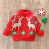 Pullover Children s Sweater Thickened Warm Autumn Winter Boys Girls Christmas Year Knitted 231116