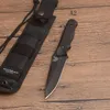 Camping Randonnée Nimravus 140BK Survival BM140 Combat Self Defense Couteau à Lame Fixe Manche en Aluminium Poche Extérieure Utilitaire EDC Outils Couteaux