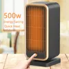 Electric Filt 500W Värmefläktar för hemmakontor Portable Desktop Heater Low Consumption Vertical Warmer Mini Heaters 231116