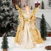 Décorations de Noël 16"Ange de Noël Ange Poupée Jouet Figurine Ornements de Noël Artisanat avec Aile Décorations Natal Décorations de Fête CadeauL231111