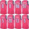 Tryck män kvinna stad basket danilo gallinari jersey 88 landry shamet 20 bilal coulibaly 0 johnny davis 1 xavier kockar 12 deni avdija 8 eugene omoruyi 97 tjänade