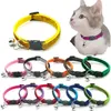 Dog Collars Cartoon Pet Cat Collar With Bells Breakaway Adjustable Kitten Sequin Neck Strap Supplies Puppy Accessories