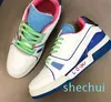 Casual Shoes Designer Sneaker Men Strawberry Wave Mouth Tiger Web Druku