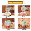 Fruit Vegetable gereedschap Multifunctioneel 4 In1 elektrische groentesnijder Slicer knoflook Mud Mud Madher Chopper Snijden Druk op Mixer Food Slice USB Charging 230417