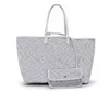 Original Totes broderi Luxurys Designers Väskor Totes broderade tigermönster stor casual shoppingväska handväska Tote Purse Wall301Z