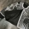 Jackets femininos Mulheres Jaqueta brilhante 2023 Moda Silver LECINAS