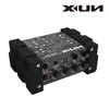 Freeshipping Line Mixer mini mixer console USB sound console 6/8 inputs 2 outputs volume indicator level control Jtqrg