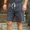 Men's Shorts Linen Shorts Men Big Tall Summer Plus Size 6XL 7XL 8XL 9XL 10XL Elastic Waist Casual Flax Bermuda Male Beach Linen Clothes 230417