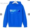 Tracksuit TRAPSTAR Kids designer clothes Sets Baby Printed Sweatshirt Multicolors Warm Two Pieces set Hoodie Coat Pants Clothing Fasion Boys e6Ha#95