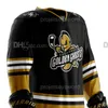 Anpassad Savannah Ghost Pirates Hockey Jersey - Personlig Golden Ghosts Team Gear