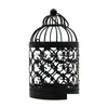 Candle Holders Creative Metal Candle Holder Candlesticks Hollow Birdcage European-Style Iron Art Home Wedding Decorations Drop Deliver Dhzvw