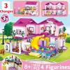 Other Toys City Street View House Summer Holiday Villa Castle Building Block Girls Series Swimming Pool Bricks DIY Assembled Kids Gift 231117