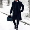 Casaco Masculino De Lã Com Misturas De Lã Moda Inverno Corta-vento