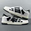 Sneakers di design di lusso uomo donna Scarpe casual AM1R1 Skeleton Skel Top Low bianco nero verde blu grigio bianco rosso viola pelle marrone chiaro