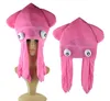 Rainbow Octopus Hat Party Colorful Squid Cap Halloween Cosplay Sea Animal Costume Funny Crazy Headwear Accessories Performance Props SN6883