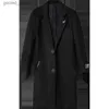 Herrgravrockar Vinter Bourgogne Trench Coats Mens Long Jackets Black England Style Single Breasted Standard Broadcloth Windbreaker Outercoat Ny Q231118