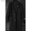 Trench Coats Masculinos Inverno Borgonha Trench Coats Mens Jaquetas Longas Preto Inglaterra Estilo Único Breasted Padrão Broadcloth Windbreaker Outercoat Novo Q231118