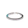 Tasarımcı Mücevher Klasikleri Kadınlar için Simple Hissling Sterling Silver Ring Ladies Klasik Altı-Claw Pırlanta Tasarımcı Yüzük Doğum Günü Hediyesi Kadın Erkek Yıldönümü Hediyesi