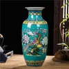 Vases Ceramic Vase Chinese Living Room Decorative Ornaments Enamel Home Decor Accessories Collectible Figurines Crafts Antiques