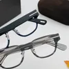 Qua Desi Japan-Korea mannen beknopte smallface optische brilmontuur plank volledige rand verstelbare neuspads861b5 48-21-145 voor brillen op sterkte bril volledige koffer