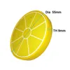 Food Grade Lemon Slice Hanglange TLEETHER SILICONE TEEST TOEY TOET BABY Chew Bead Ketting Verpleegkundige sieraden speelgoed