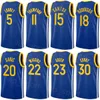 Bedrucktes Herren-Kinder-Basketball-Trikot von City Klay Thompson 11 Draymond Green 23 Kevon Looney 5 Andrew Wiggins 22 Stephen Curry 30 Chris Paul 3 Statement Classic Color