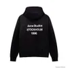 Designer Hoodie Heren Sweatshirts Mode Street chic Ac 23 Herfst/winter Letters 1996 Gedrukt Sportieve stijl Oud Casual Losse Trui met Capuchon Unisex Jas